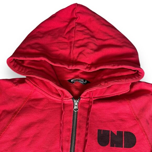 Undefeated Black Capitol Full Zip Red & Black Hoodie Jacket Men’s Size S - Picture 4 of 9